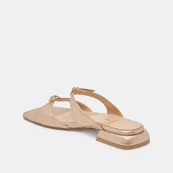 LAVERN SANDALS GOLD METALLIC LEATHER^Dolce Vita Clearance