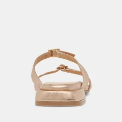LAVERN SANDALS GOLD METALLIC LEATHER^Dolce Vita Clearance