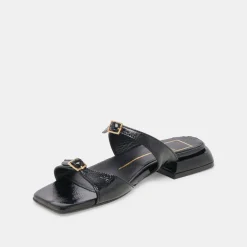 LAVERN SANDALS MIDNIGHT CRINKLE PATENT^Dolce Vita Sale