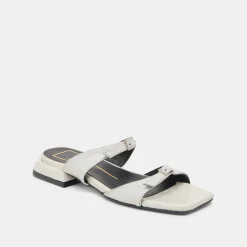 LAVERN SANDALS OFF WHITE CRINKLE PATENT^Dolce Vita Outlet