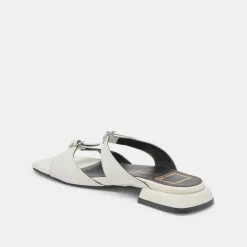 LAVERN SANDALS OFF WHITE CRINKLE PATENT^Dolce Vita Outlet