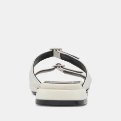 LAVERN SANDALS OFF WHITE CRINKLE PATENT^Dolce Vita Outlet