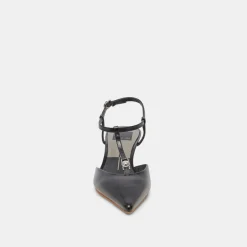 LAVON HEELS BLACK LEATHER^Dolce Vita Discount