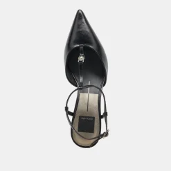 LAVON HEELS BLACK LEATHER^Dolce Vita Discount