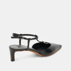 LAVON HEELS BLACK LEATHER^Dolce Vita Discount