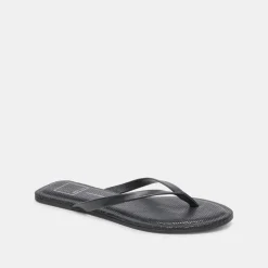 LAYNEY SANDALS BLACK LEATHER^Dolce Vita Best