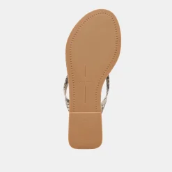 LAYNEY SANDALS BLACK WHITE EMBOSSED SNAKE^Dolce Vita Sale