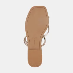 LEANNA SANDALS DARK GOLD CRACKLED STELLA^Dolce Vita Discount