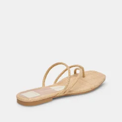LEANNA SANDALS LT NATURAL RAFFIA^Dolce Vita Discount