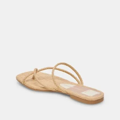 LEANNA SANDALS LT NATURAL RAFFIA^Dolce Vita Discount