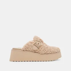 LELANI PLUSH FLATS NATURAL PLUSH^Dolce Vita Best
