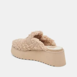LELANI PLUSH FLATS NATURAL PLUSH^Dolce Vita Best