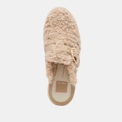 LELANI PLUSH FLATS NATURAL PLUSH^Dolce Vita Best
