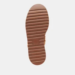 LELANI PLUSH FLATS PECAN SUEDE^Dolce Vita New