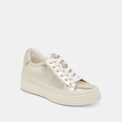 LENNIX SNEAKERS LIGHT GOLD METALLIC LEATHER^Dolce Vita Sale
