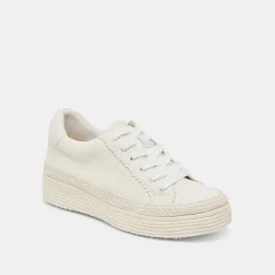 LENNIX SNEAKERS WHITE LEATHER^Dolce Vita New