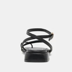 LEXI SANDALS BLACK LEATHER^Dolce Vita Outlet