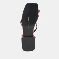 LEXI SANDALS RED SNAKE EMBOSSED^Dolce Vita Discount