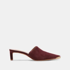LEXY HEELS CRANBERRY SUEDE^Dolce Vita Outlet