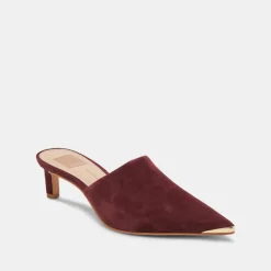 LEXY HEELS CRANBERRY SUEDE^Dolce Vita Outlet