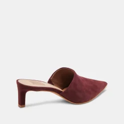 LEXY HEELS CRANBERRY SUEDE^Dolce Vita Outlet