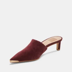 LEXY HEELS CRANBERRY SUEDE^Dolce Vita Outlet