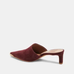 LEXY HEELS CRANBERRY SUEDE^Dolce Vita Outlet