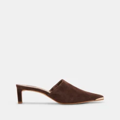 LEXY HEELS DK BROWN SUEDE^Dolce Vita Best