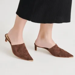 LEXY HEELS DK BROWN SUEDE^Dolce Vita Best