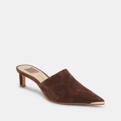 LEXY HEELS DK BROWN SUEDE^Dolce Vita Best