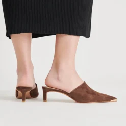 LEXY HEELS DK BROWN SUEDE^Dolce Vita Best