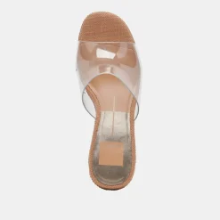 LICHIA HEELS COCOA VINYL^Dolce Vita New