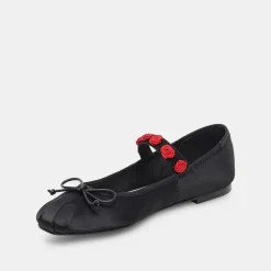 LILLY BALLET FLATS BLACK MULTI SATIN^Dolce Vita Online