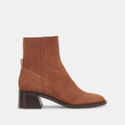 LINNY H2O WIDE BOOTS BROWN SUEDE^Dolce Vita Online