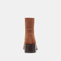LINNY H2O WIDE BOOTS BROWN SUEDE^Dolce Vita Online