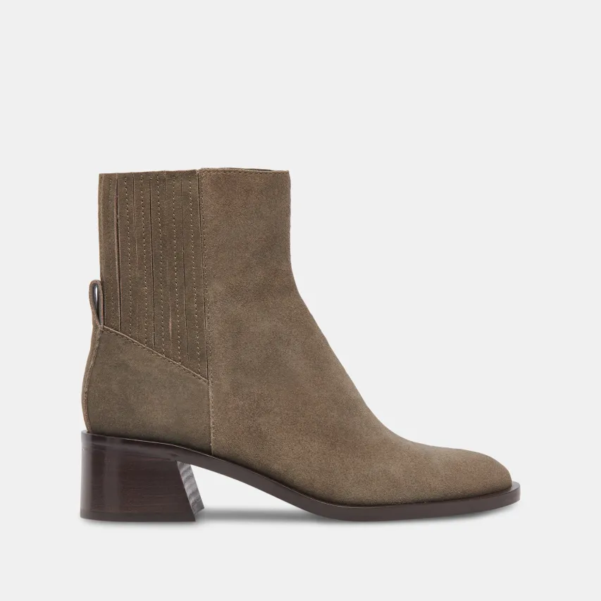 LINNY H2O WIDE BOOTS OLIVE SUEDE^Dolce Vita Fashion