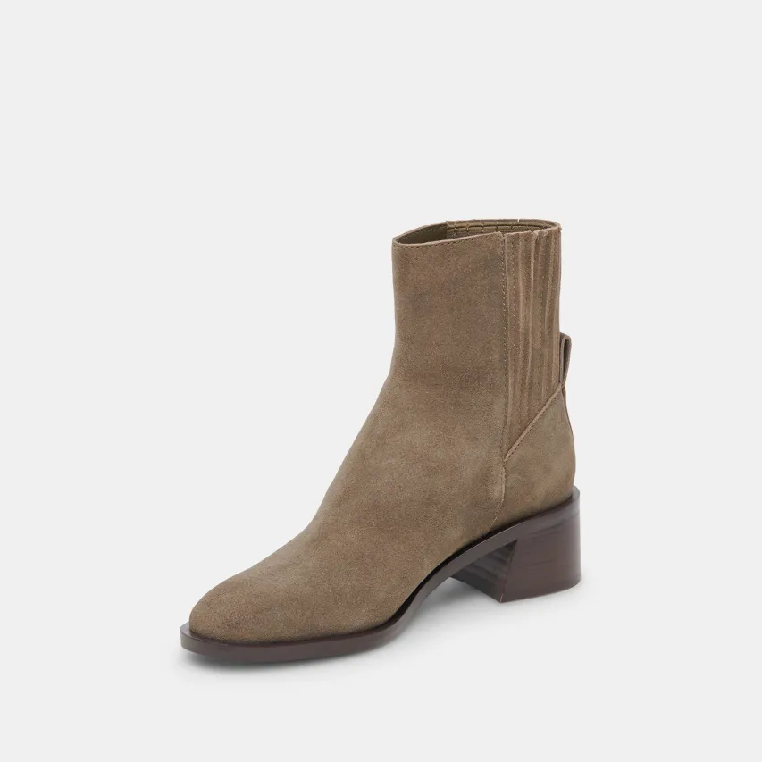 LINNY H2O WIDE BOOTS OLIVE SUEDE^Dolce Vita Fashion