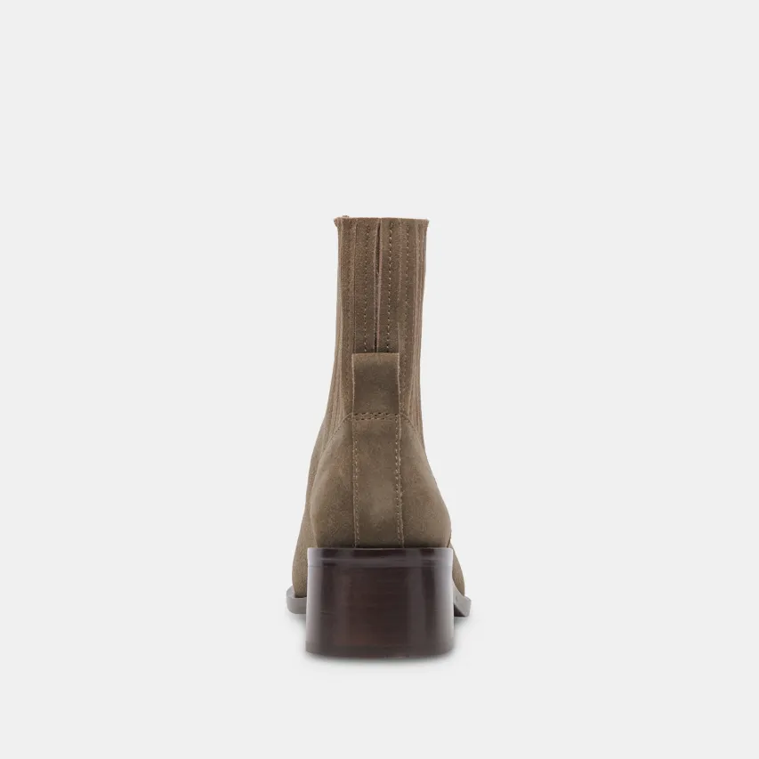 LINNY H2O WIDE BOOTS OLIVE SUEDE^Dolce Vita Fashion