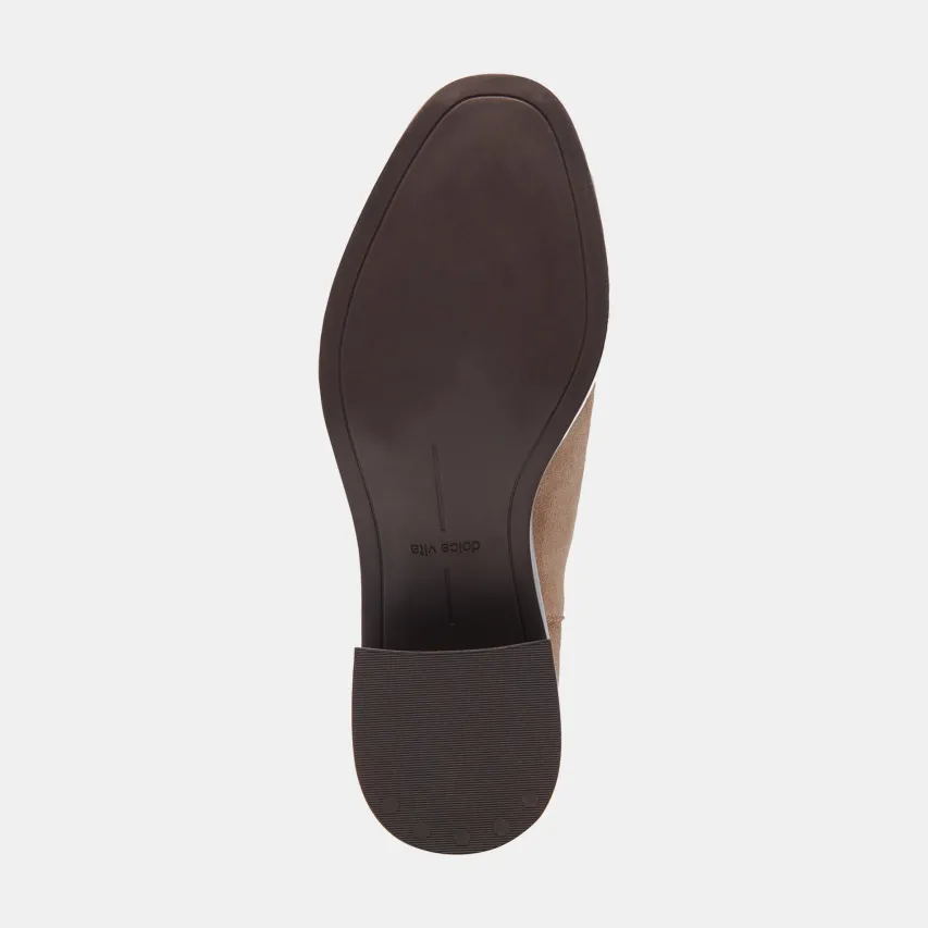 LINNY H2O WIDE BOOTS TRUFFLE SUEDE^Dolce Vita Outlet