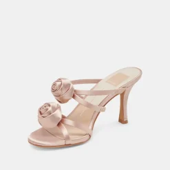 LINZY HEELS LT BLUSH SATIN^Dolce Vita Clearance