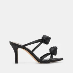LINZY HEELS ONYX SATIN^Dolce Vita Fashion