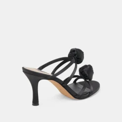 LINZY HEELS ONYX SATIN^Dolce Vita Fashion