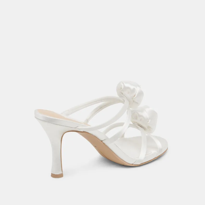 LINZY HEELS TRUE WHITE SATIN^Dolce Vita Outlet