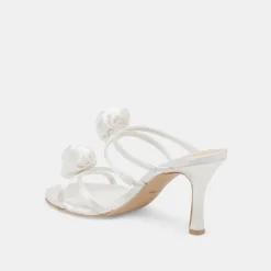 LINZY HEELS TRUE WHITE SATIN^Dolce Vita Outlet
