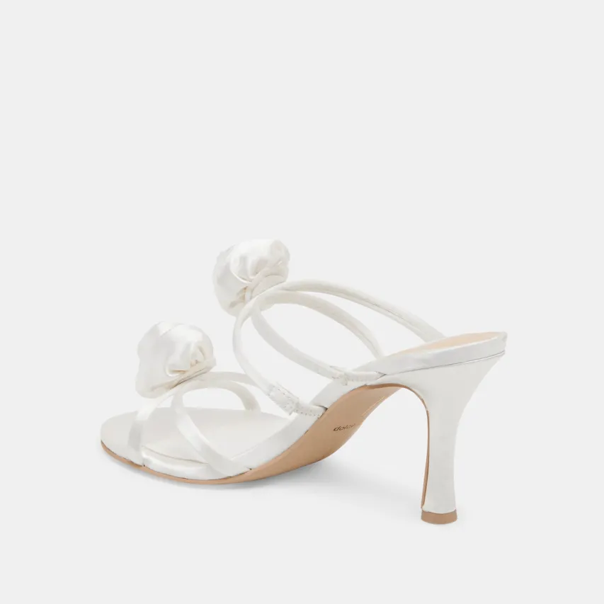 LINZY HEELS TRUE WHITE SATIN^Dolce Vita Outlet