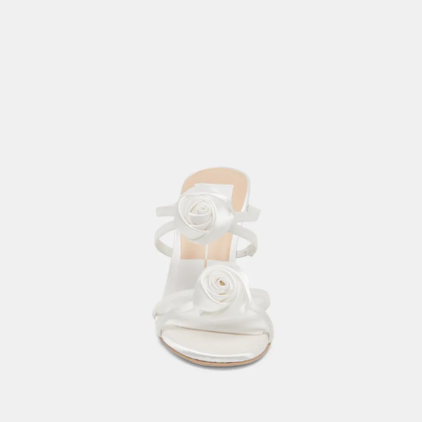 LINZY HEELS TRUE WHITE SATIN^Dolce Vita Outlet