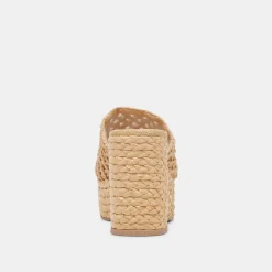 LISHA HEELS LT NATURAL RAFFIA^Dolce Vita Clearance