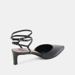 LOKLYN STUD HEELS MIDNIGHT CRINKLE PATENT^Dolce Vita New