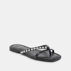 LUCCA PEARL SANDALS BLACK PEARLS^Dolce Vita New