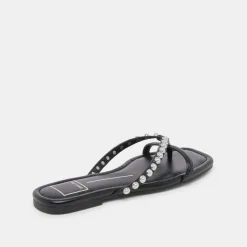 LUCCA PEARL SANDALS BLACK PEARLS^Dolce Vita New